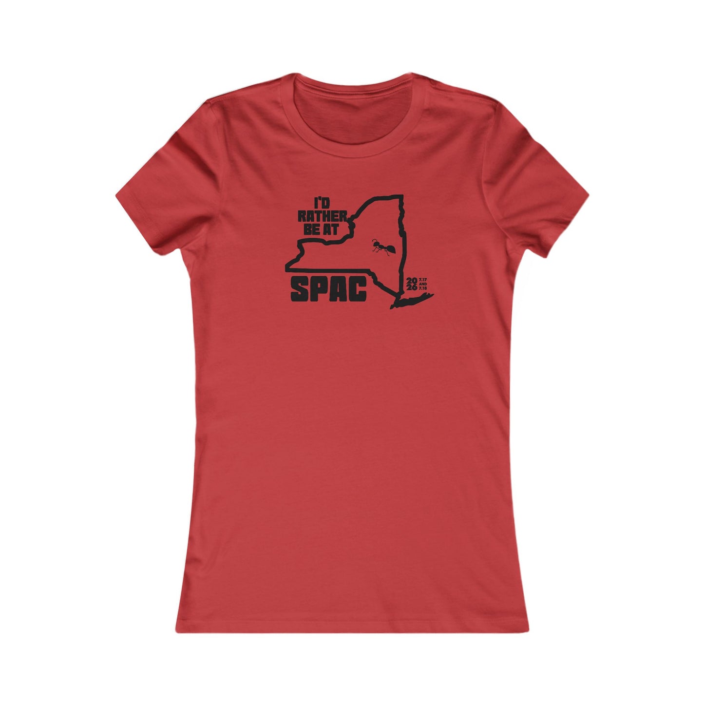 Rather Be At SPAC 2026 ant Woman's Cut Tee