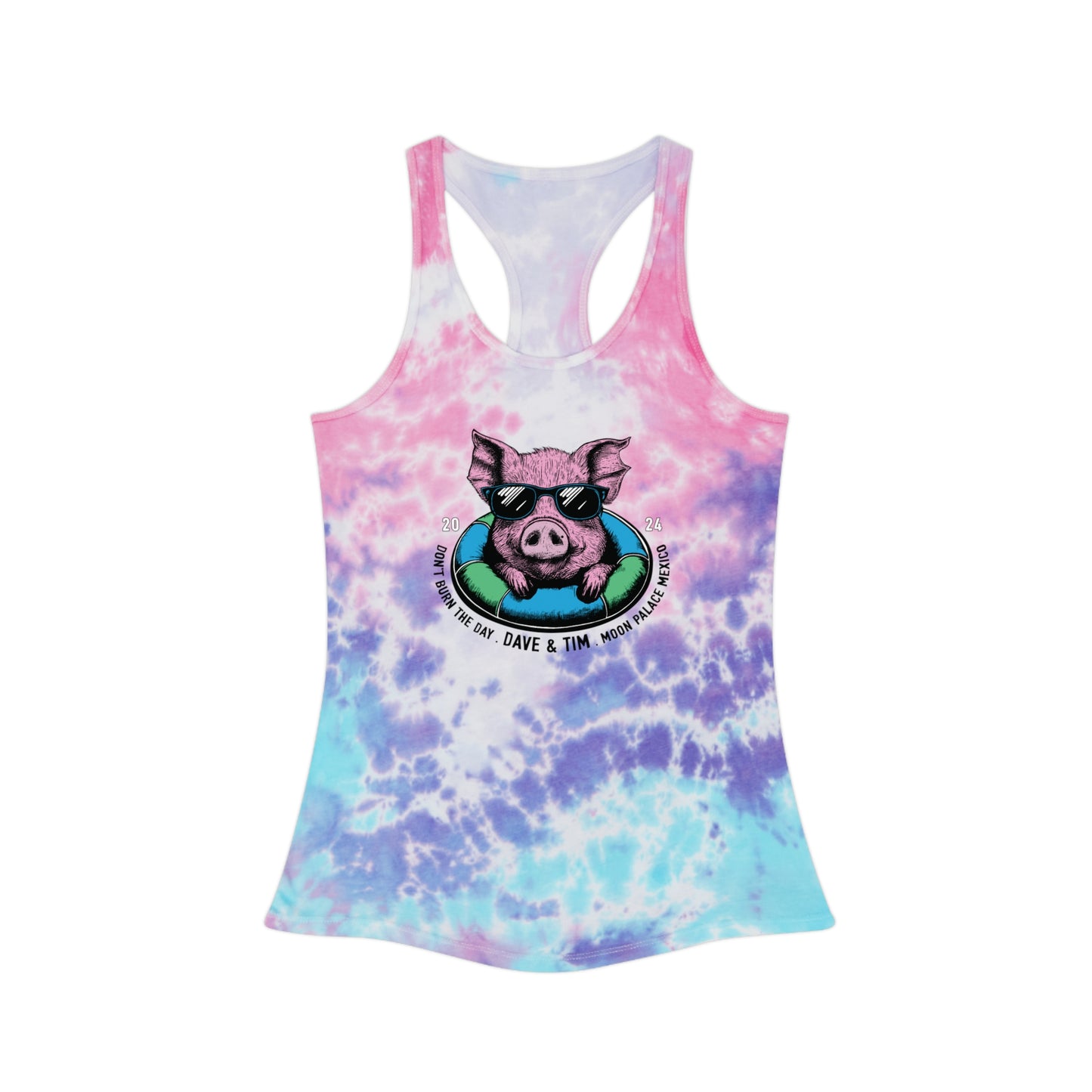 Pig Mexico 2024 Tie Dye Woman's Tank Top *WITH SETLIST