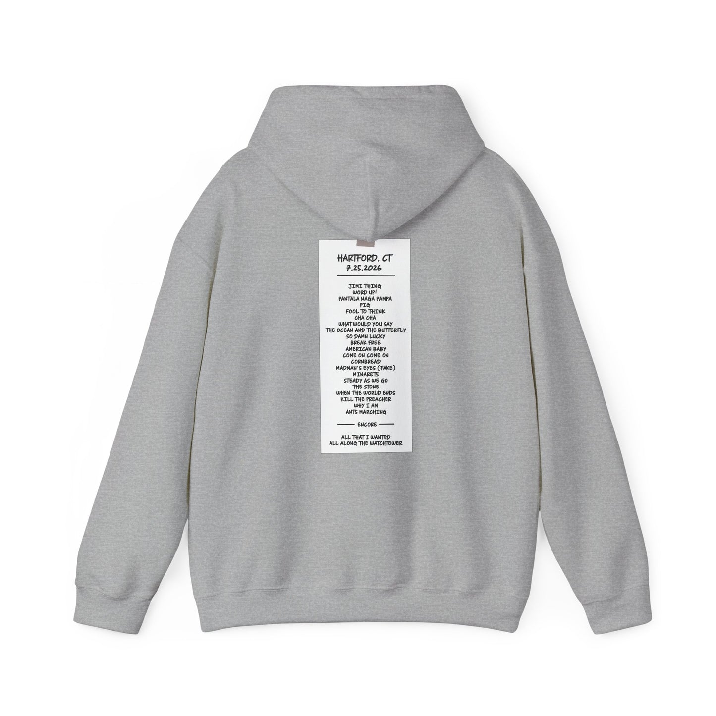 Hartford 2026 Hoodies *With Set List