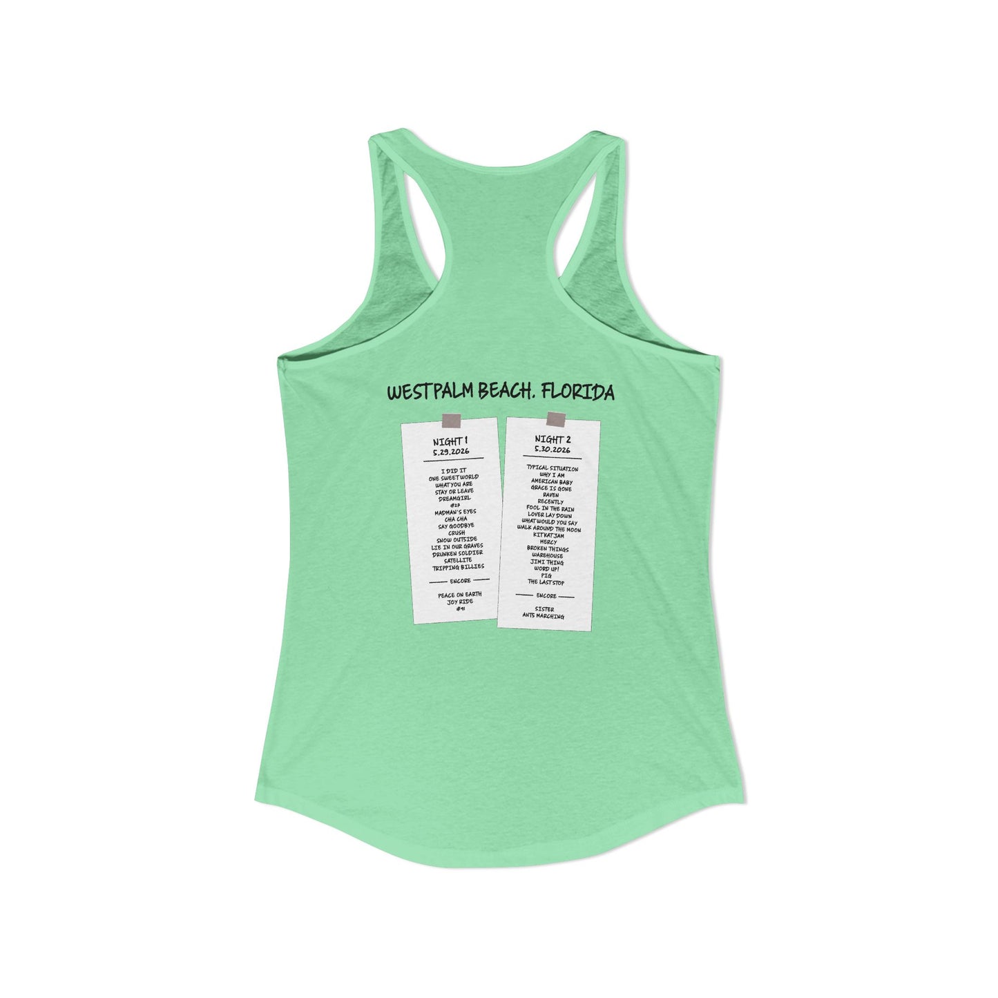 West Palm 2026 Woman's Tank *With Set List