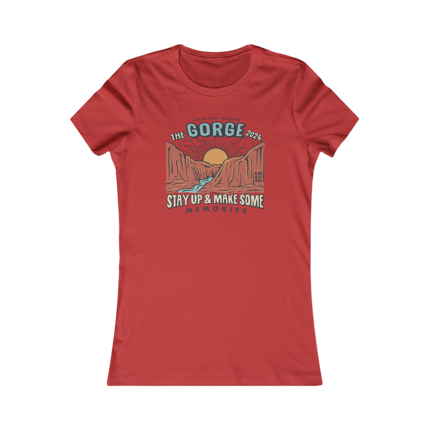 Labor Dave 2024 Women's Cut W/ Set List
