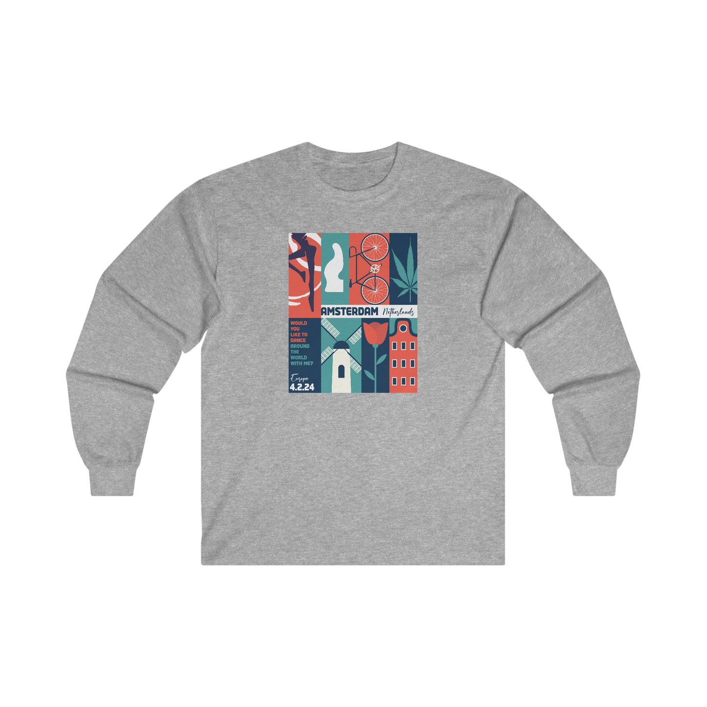 Amsterdam Europe 2024 Long Sleeve Tee *With Setlist