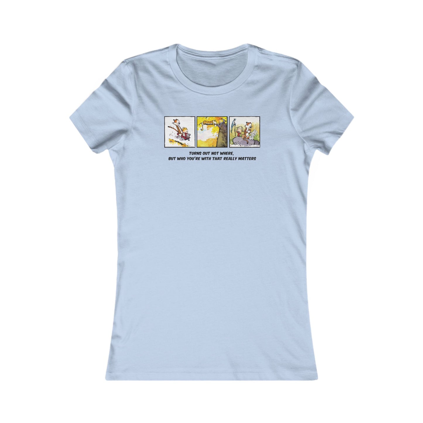 Calvin Hobbes & Dave Woman's Cut Tee