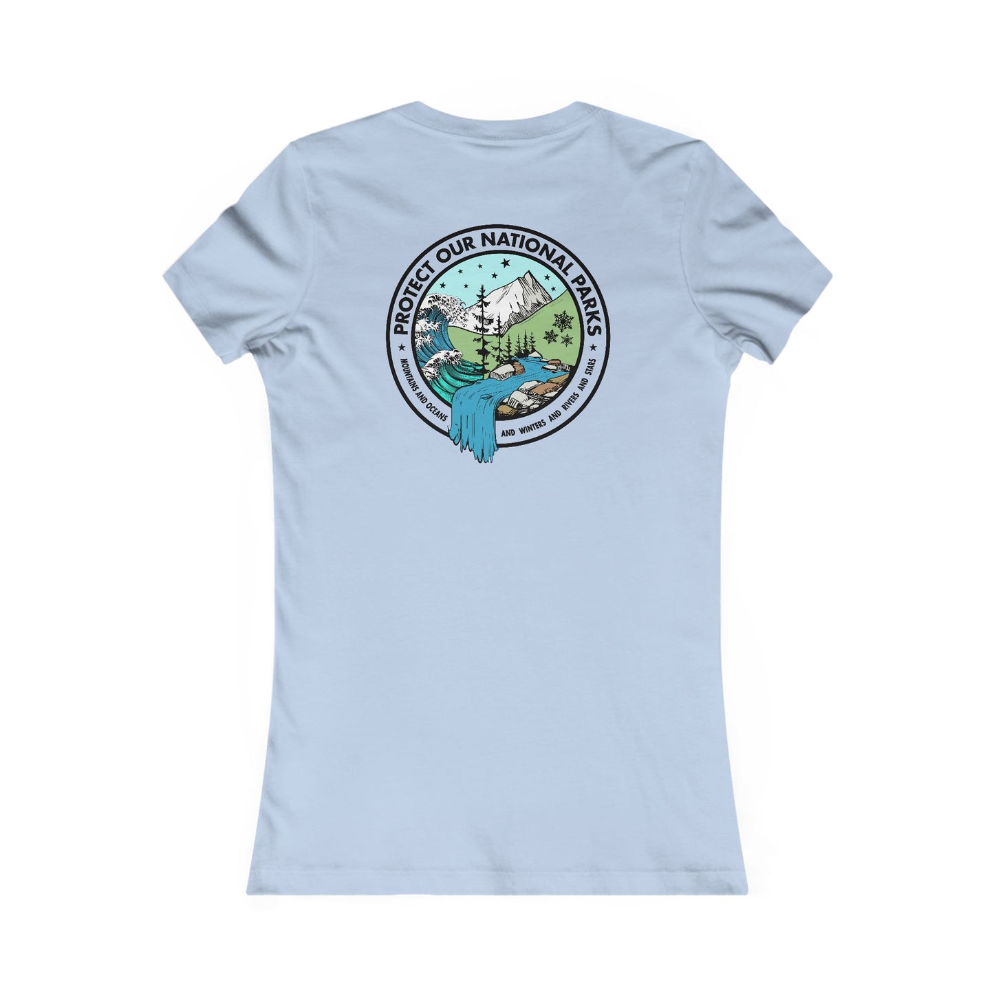 Protect Our National Parks - Funny *With Back Print Women's Cut Tee