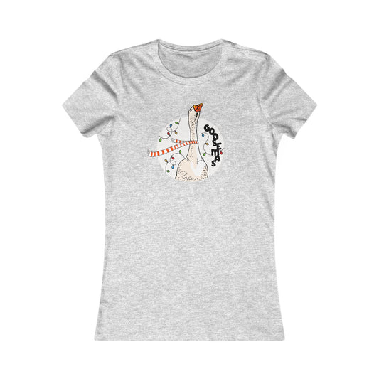 Goosemas Lights Woman's Cut Tee
