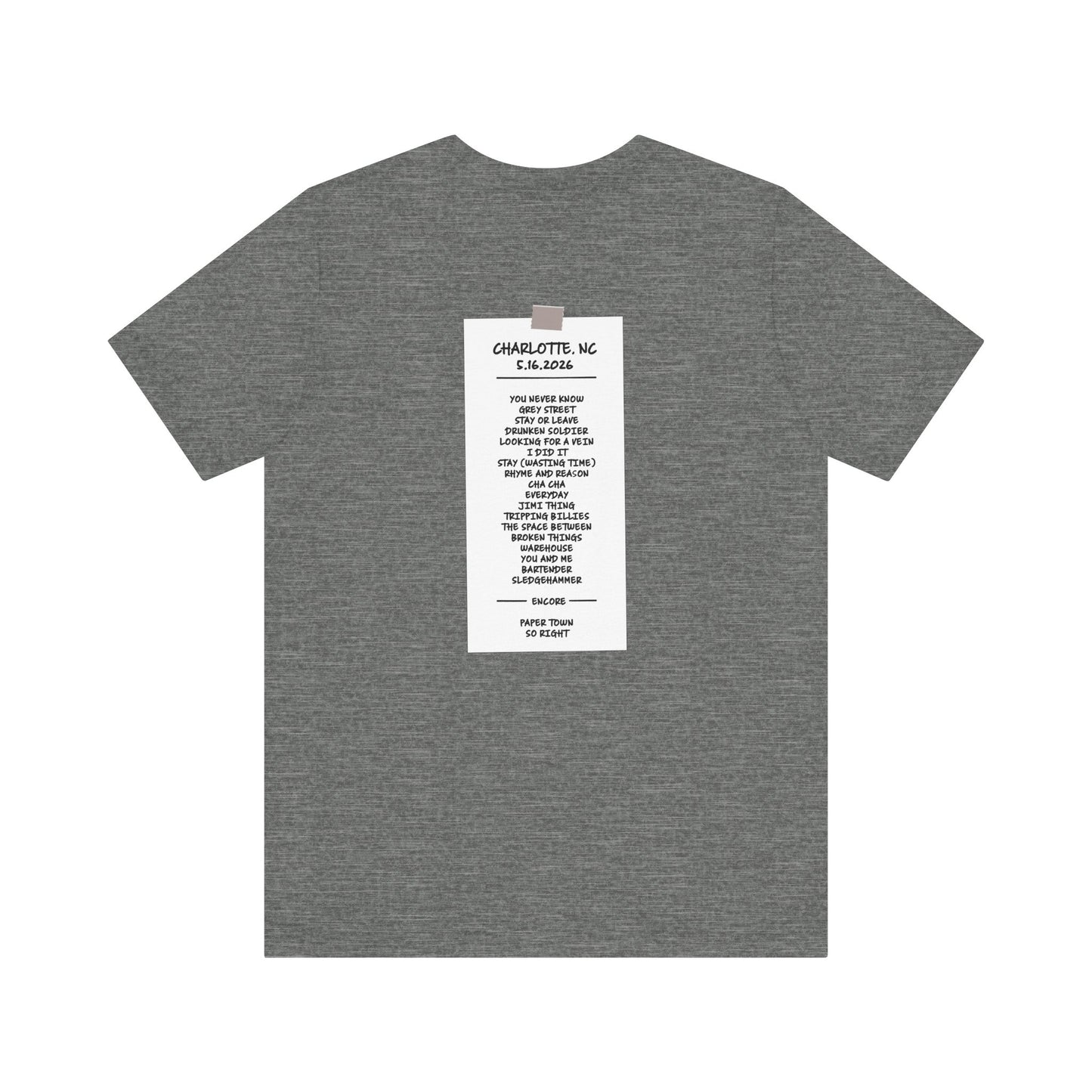 Charlotte NC 2026 *With Set List