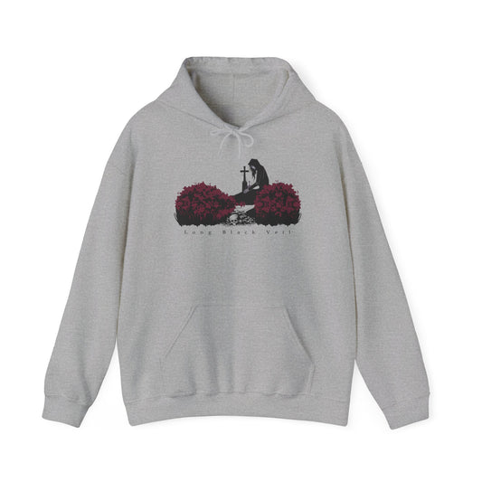 Long Black Veil Hoodie