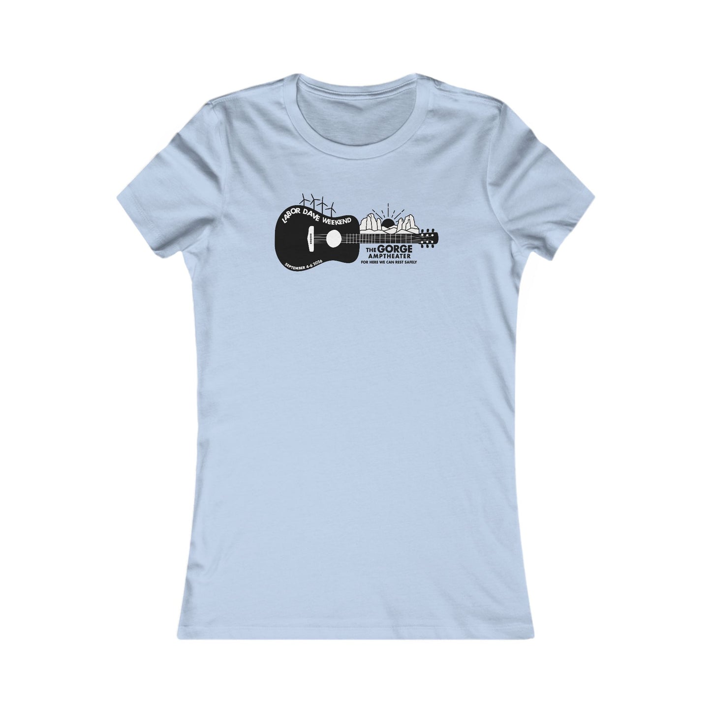 Gorge Guitar 2026 Woman's Cut Tee
