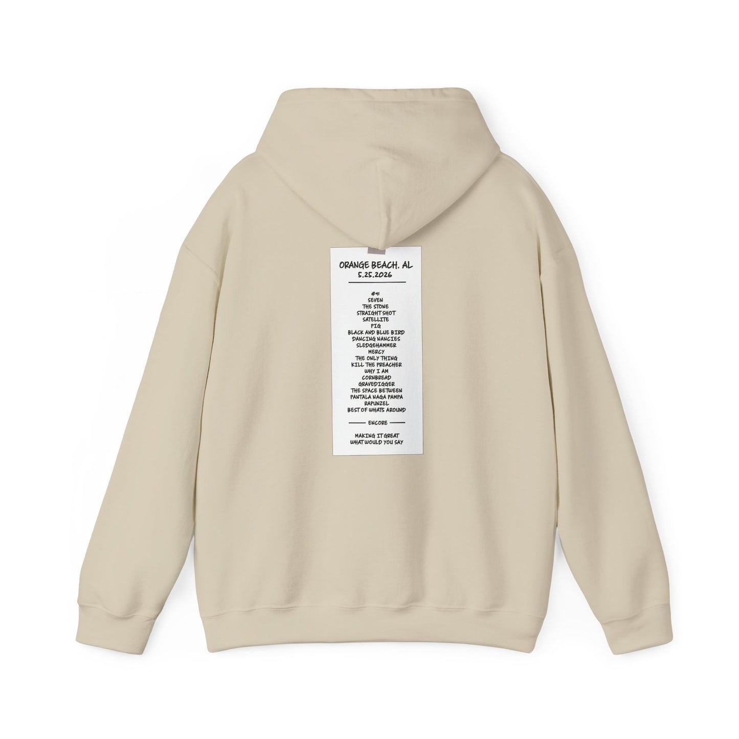 Orange Beach 2026 Hoodies *With Setlist