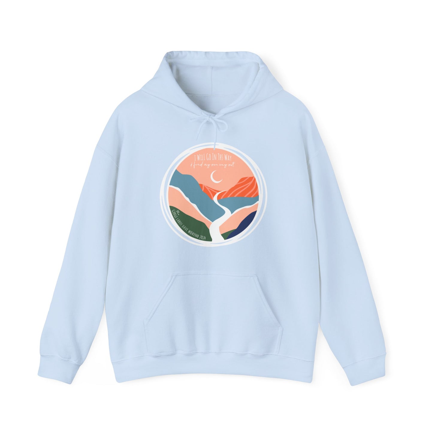 The Gorge Abstract 2024 Hoodie W/ Set List