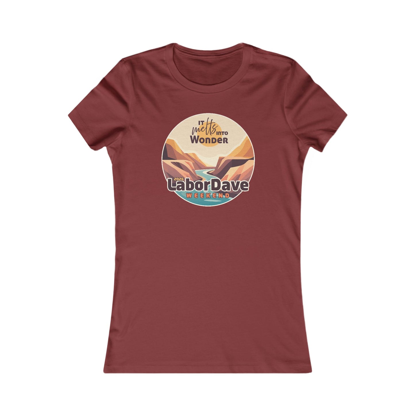 Melts into Wonder Gorge 2026 Woman's Cut Tee