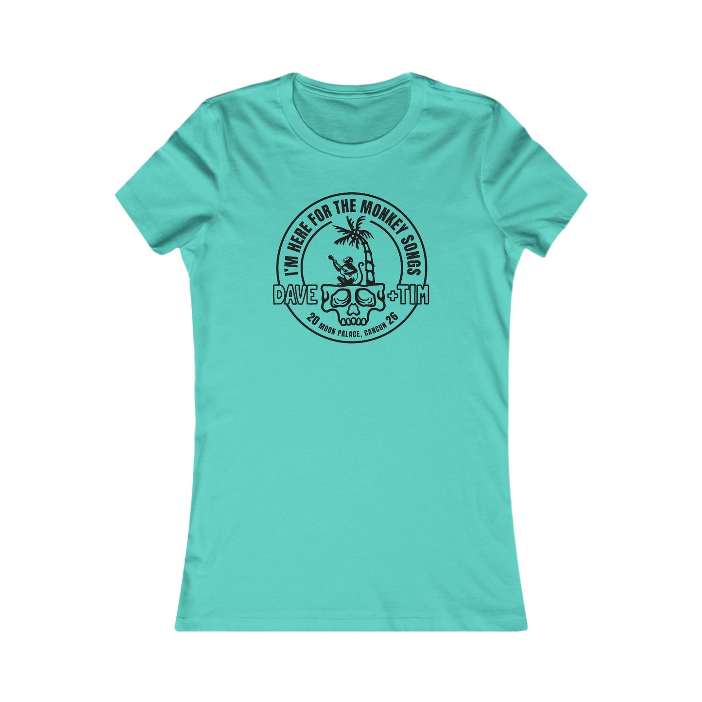 Monkey Songs Mexico 2026 Woman's Cut Tee *With Set List