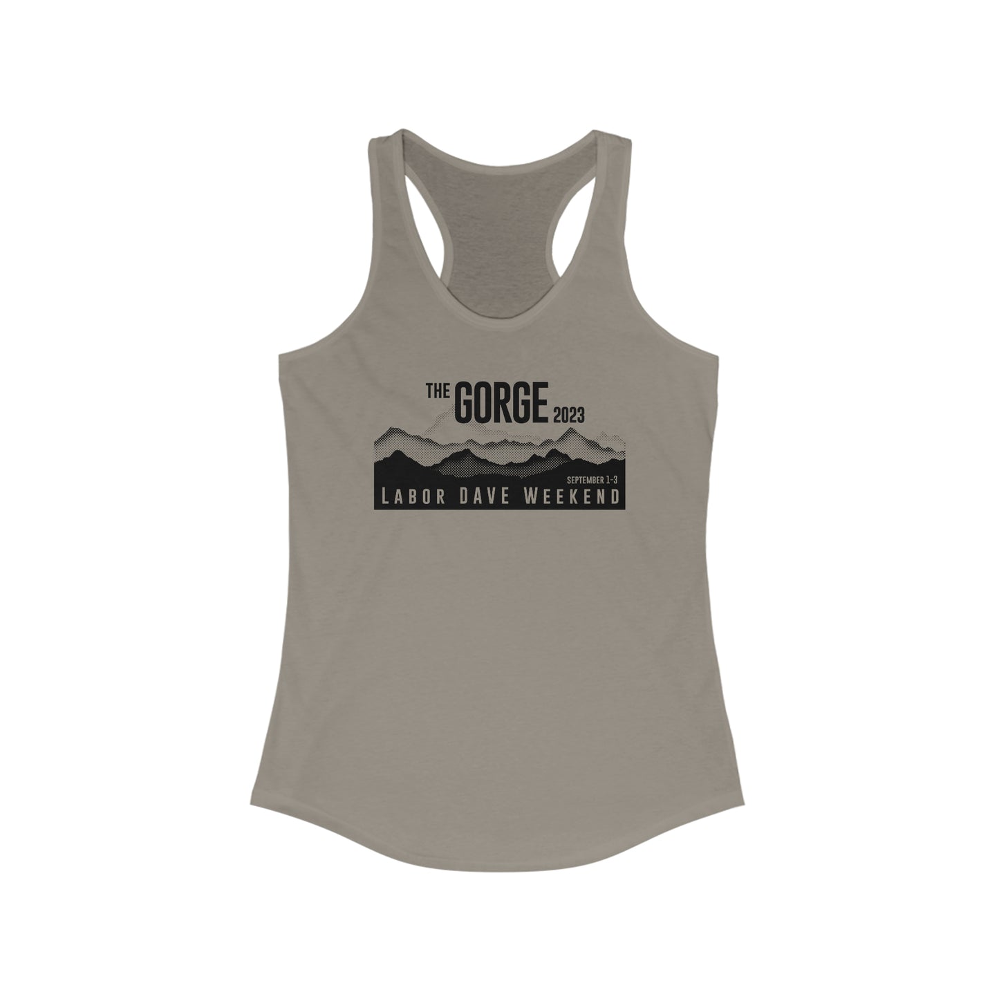 Gorge Halftone 2023 Tank Top w/set list