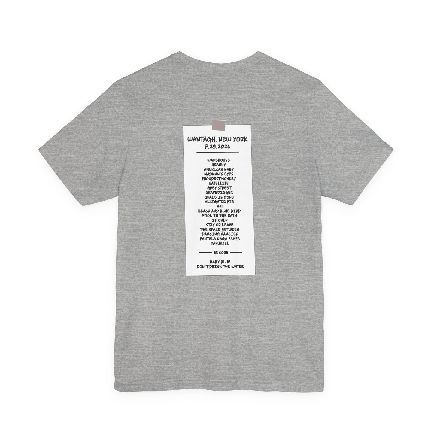 Jones Beach 2026 RAIN DATE *With Setlist