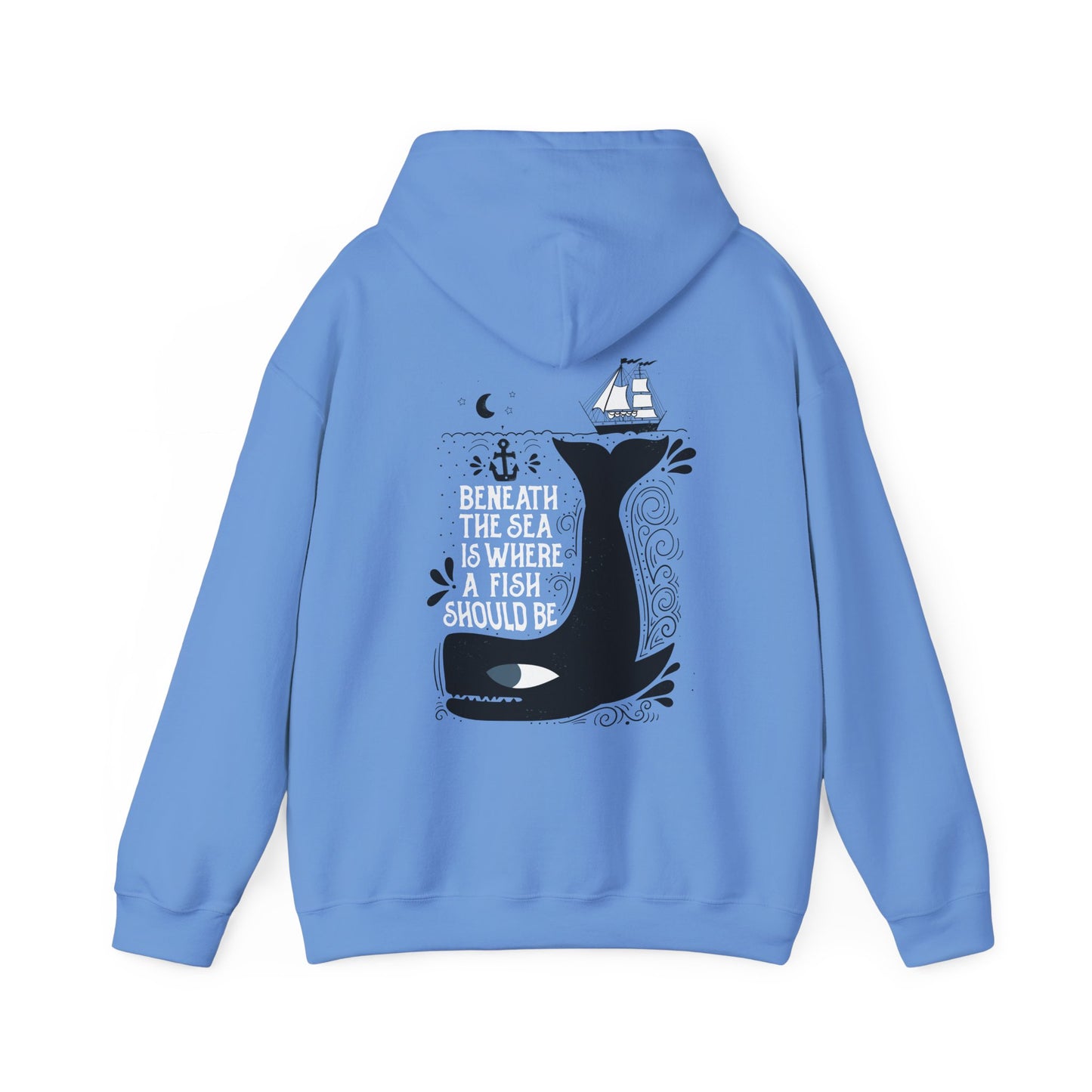 Beneath the Sea front & back Hoodie