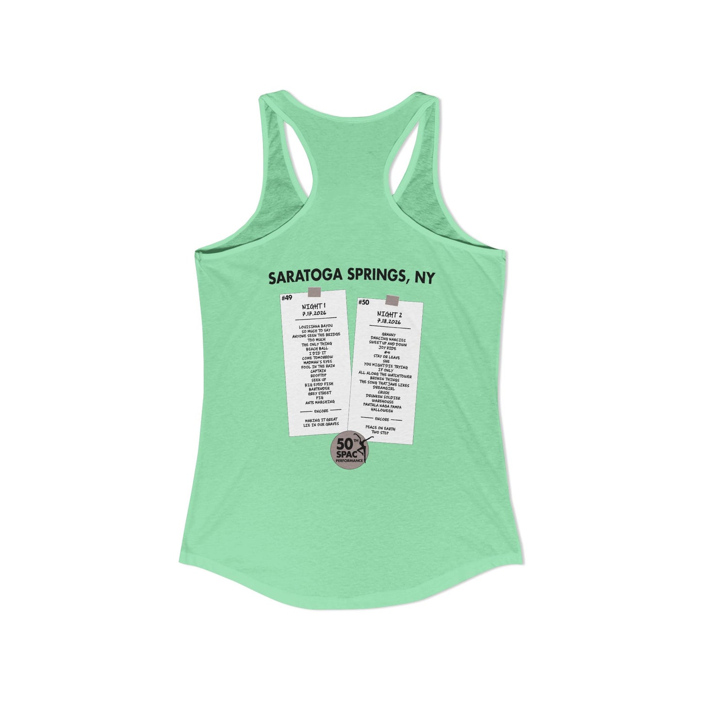 SPAC Weekend 2026 Woman's Tank *With Set List