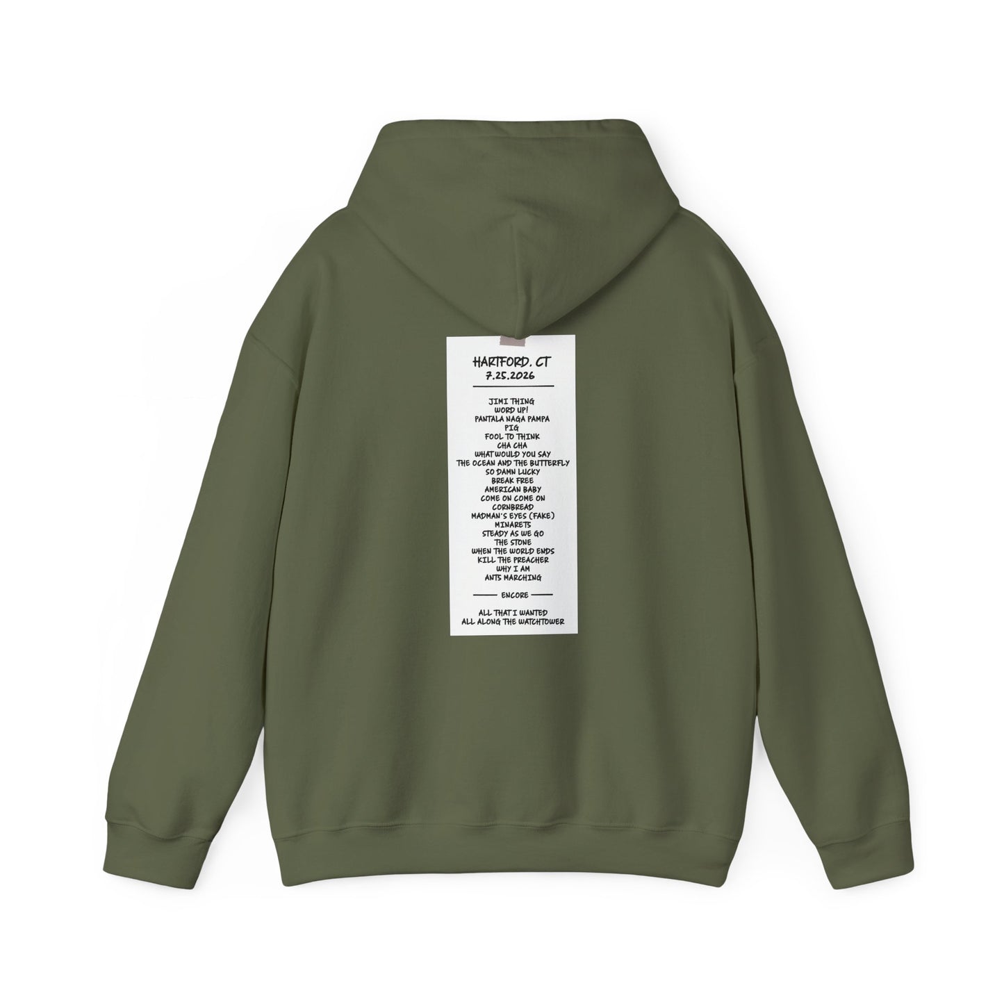 Hartford 2026 Hoodies *With Set List