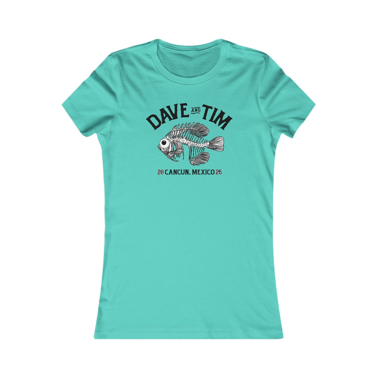 Big Eyed Fish Mexico 2026 Woman's Cut Tee *With Set List