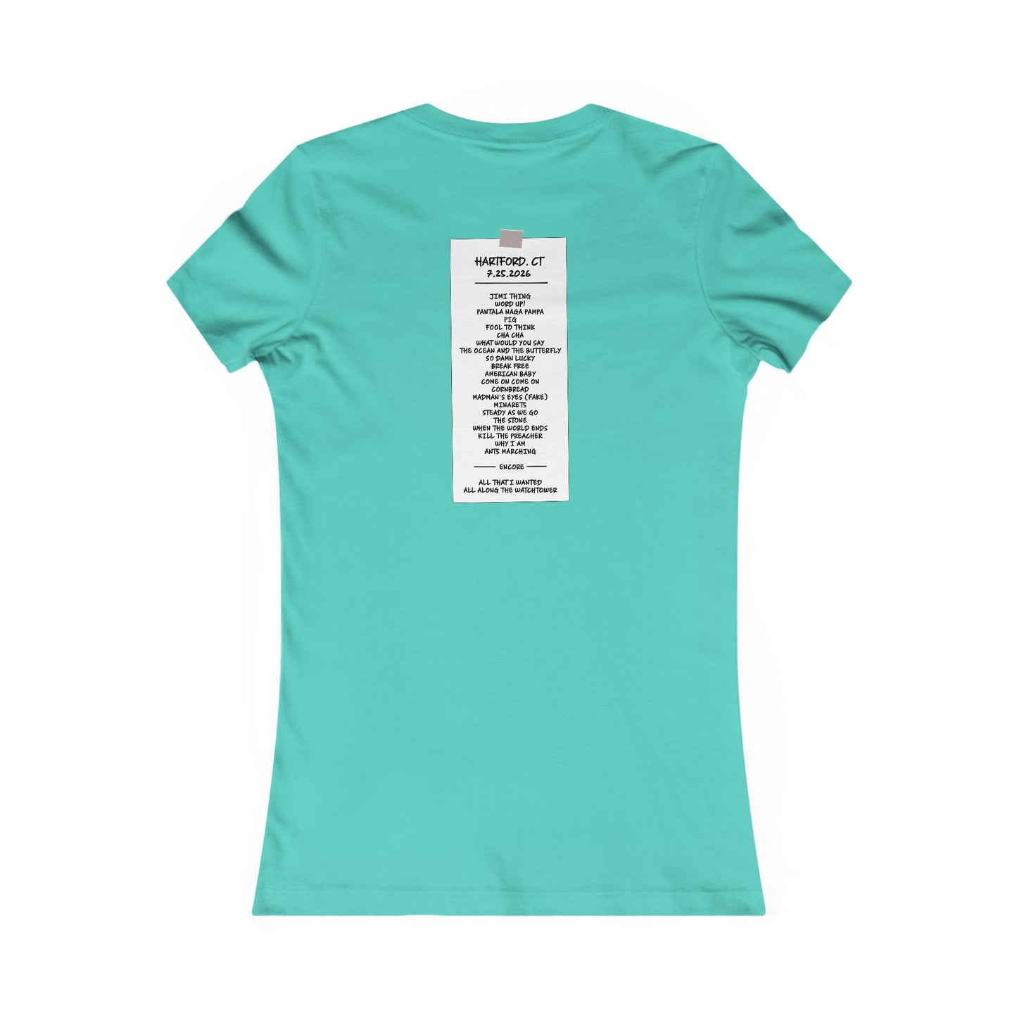 Hartford 2026 Woman's Cut Tee *With Set List