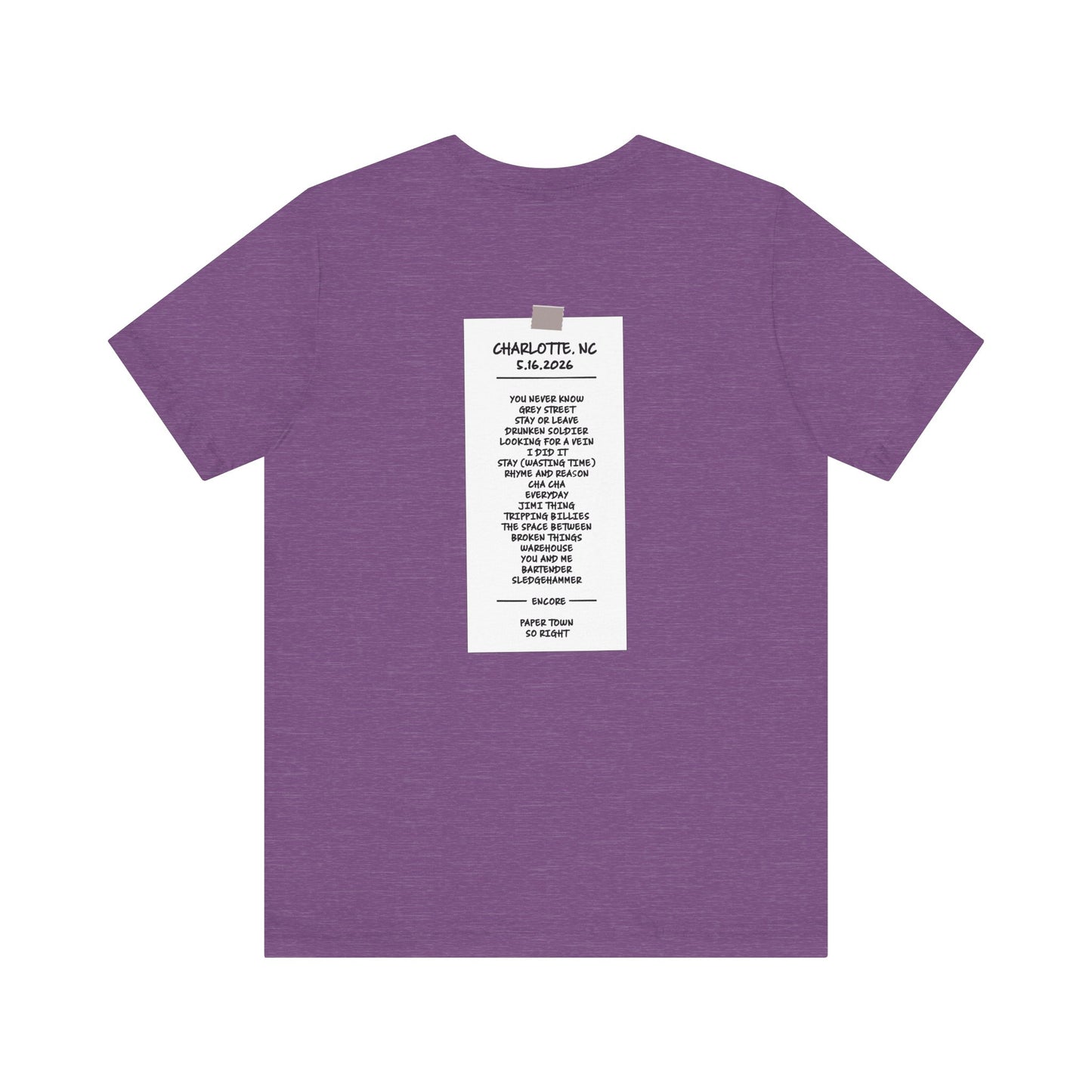 Charlotte NC 2026 *With Set List
