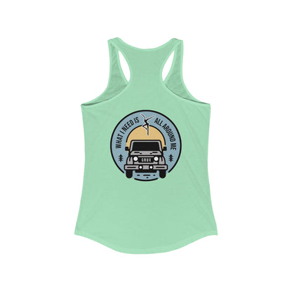 Jimi Jeep *With Back Print Woman's Tank