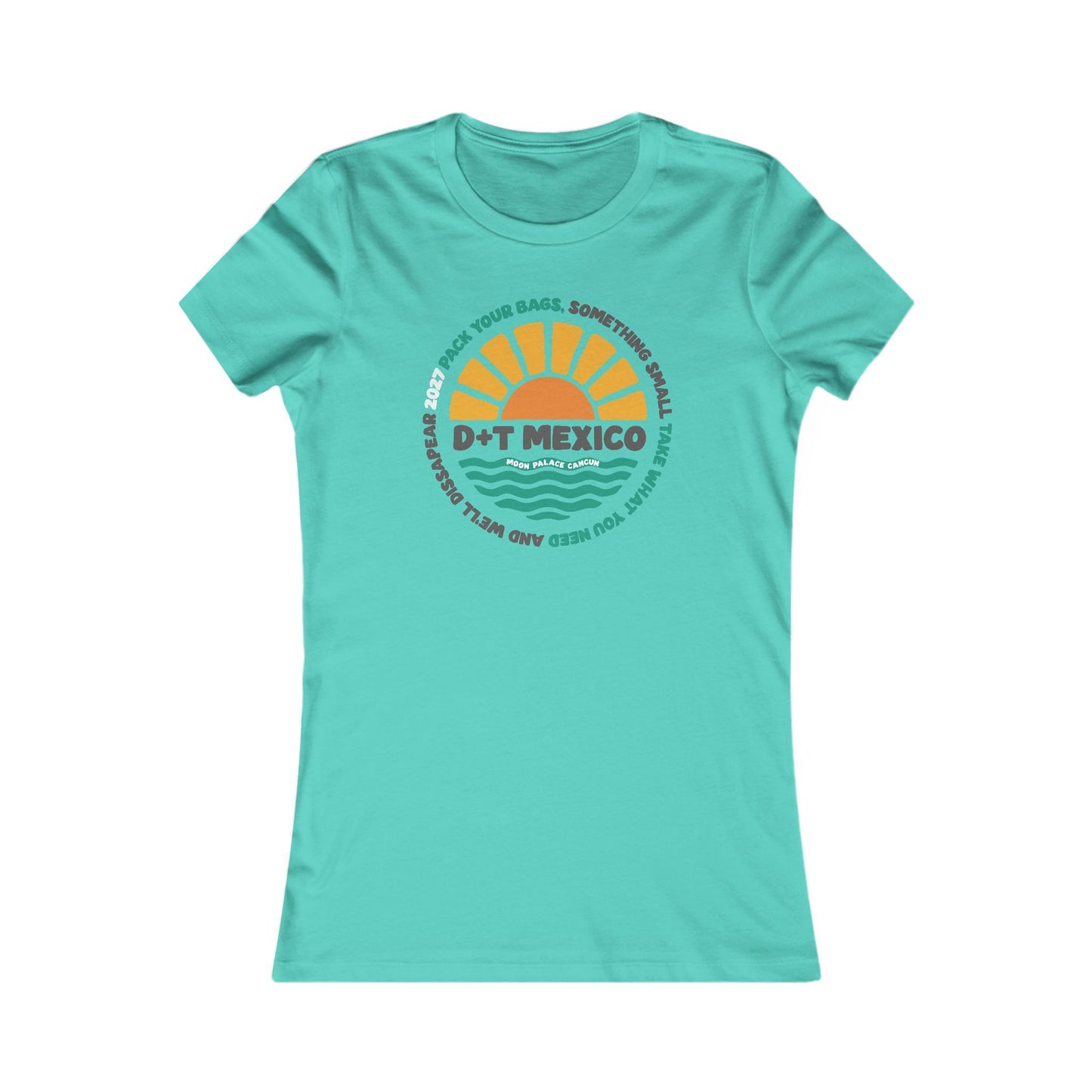 Pack Your Bags Mexico 2027 Woman's Cut Tee