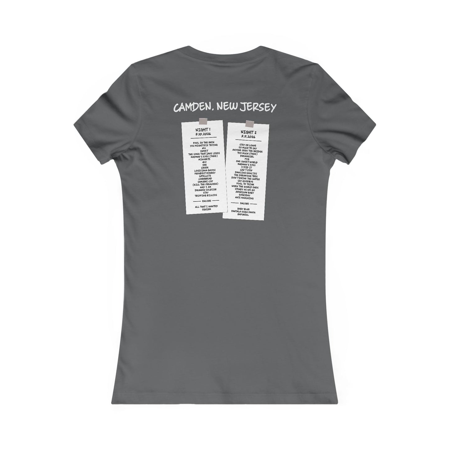 Tripping Camden 2026 Woman's Cut Tee *With Set List
