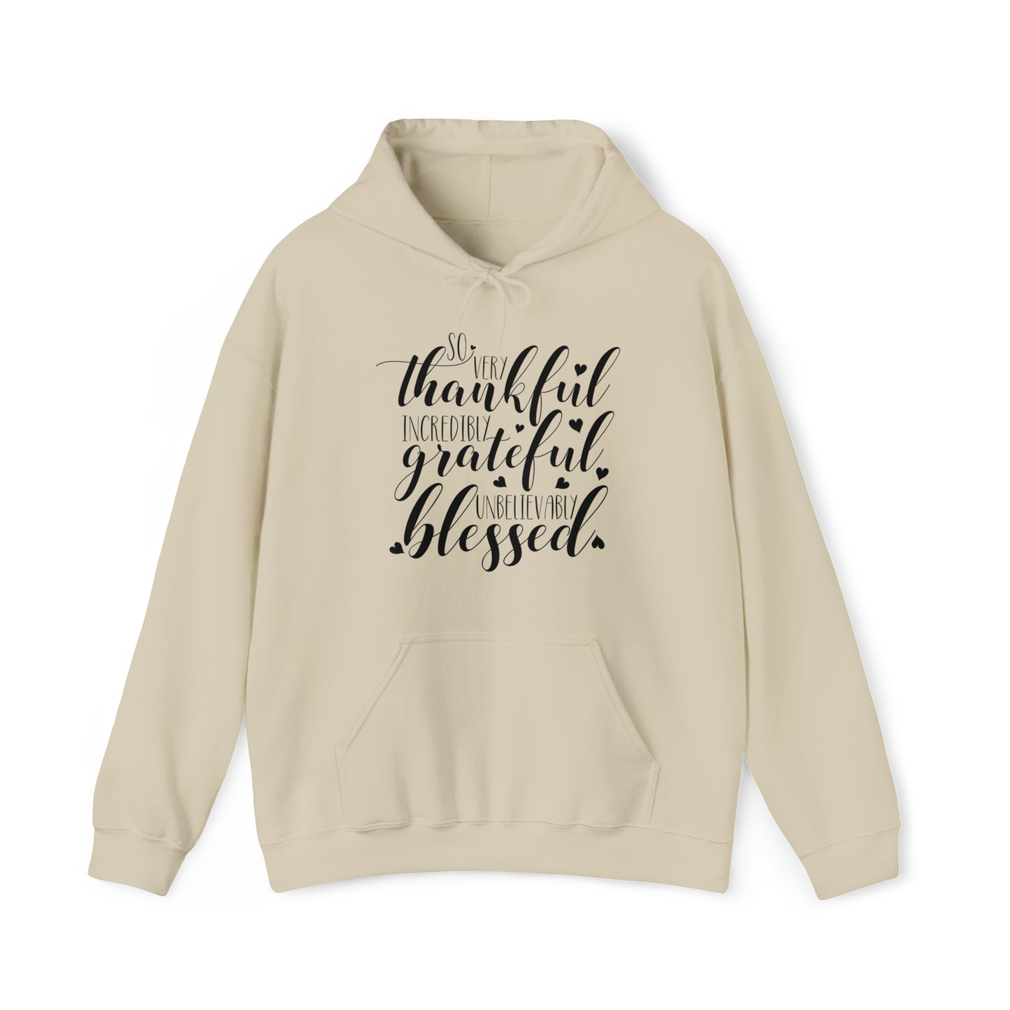 Thankful Grateful Blessed Hoodie