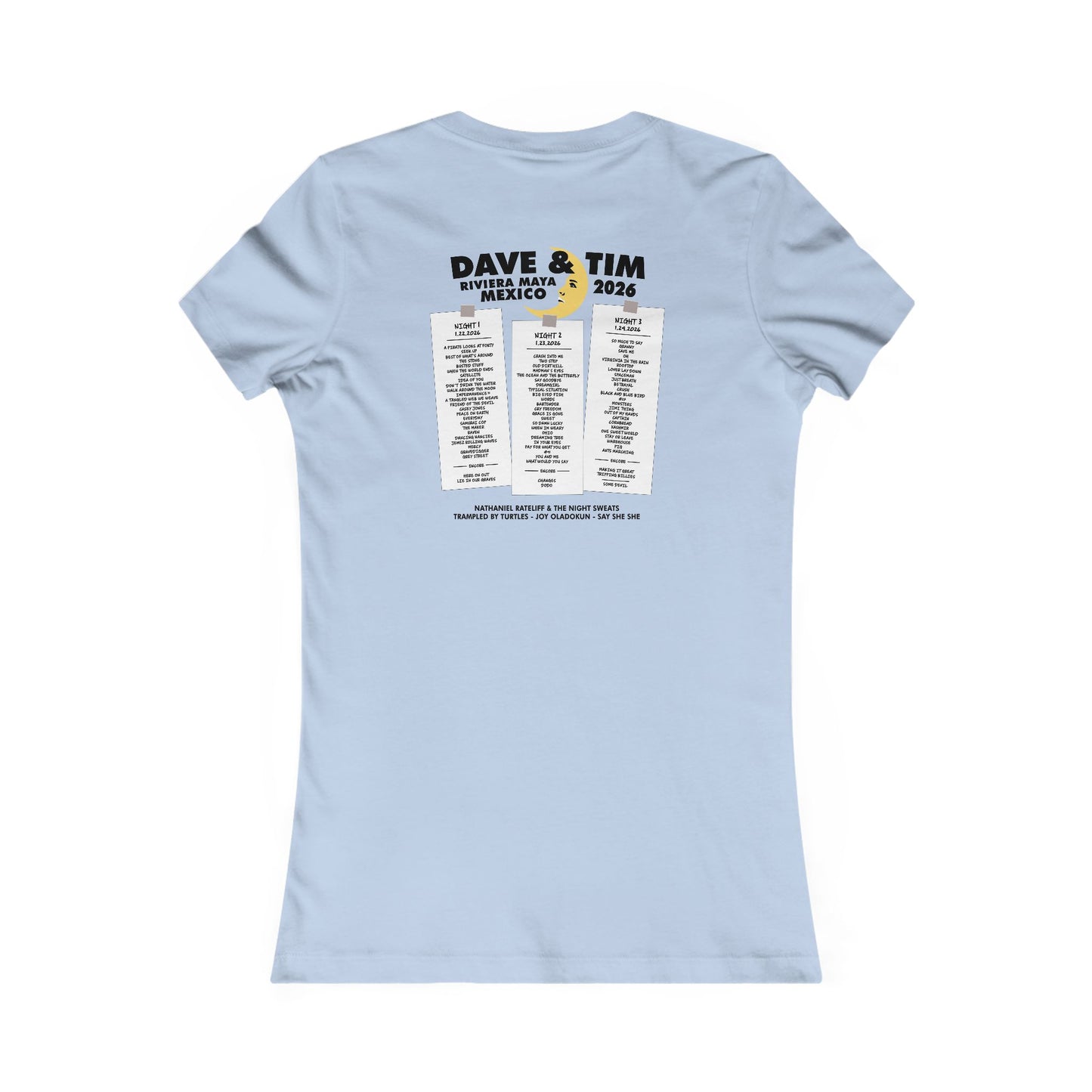Legends Revised Mexico 2026 Woman's Cut Tee *With Set List