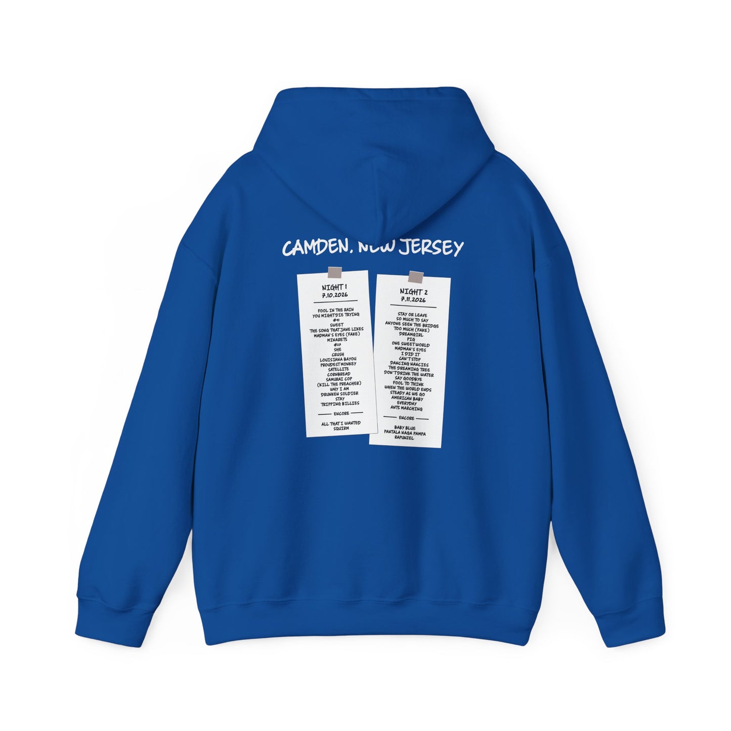 Tripping Camden 2026 Hoodies *With Set List