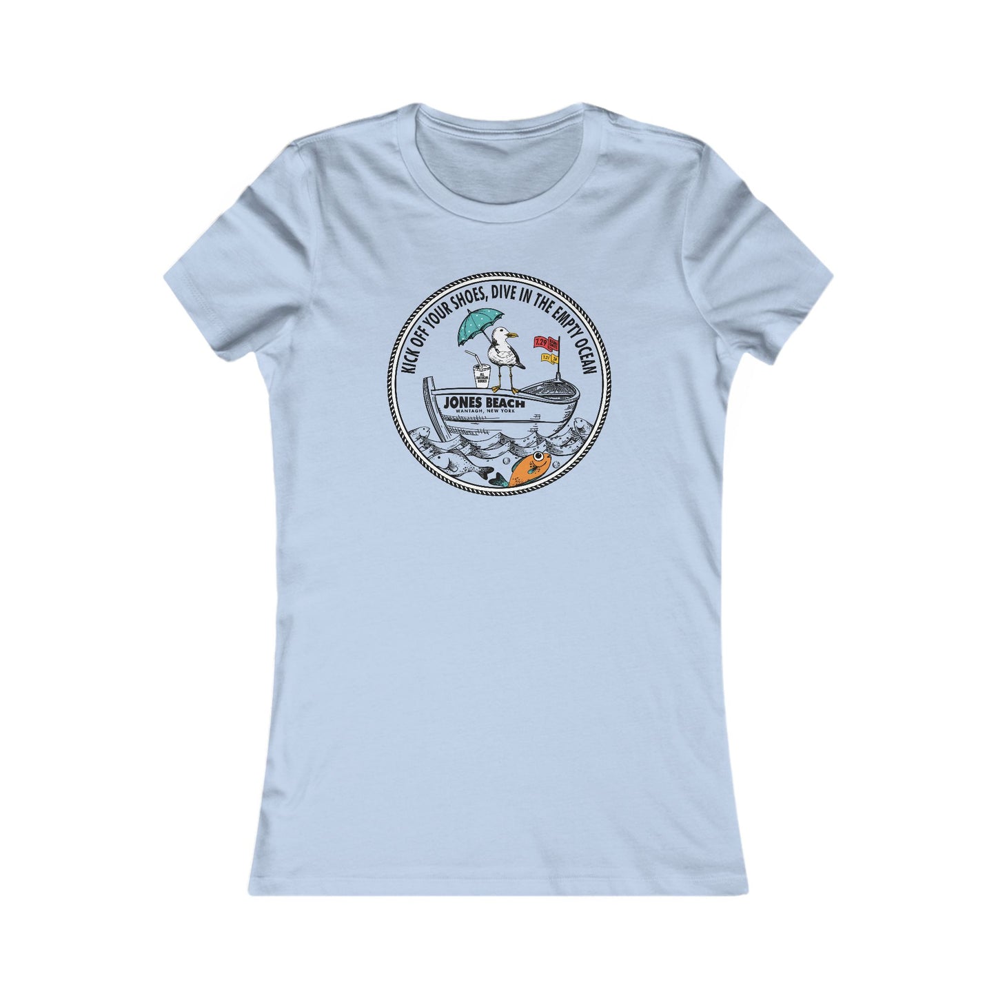 Jones Beach 2026 Woman's Cut Tee RAIN DATE *With Setlist
