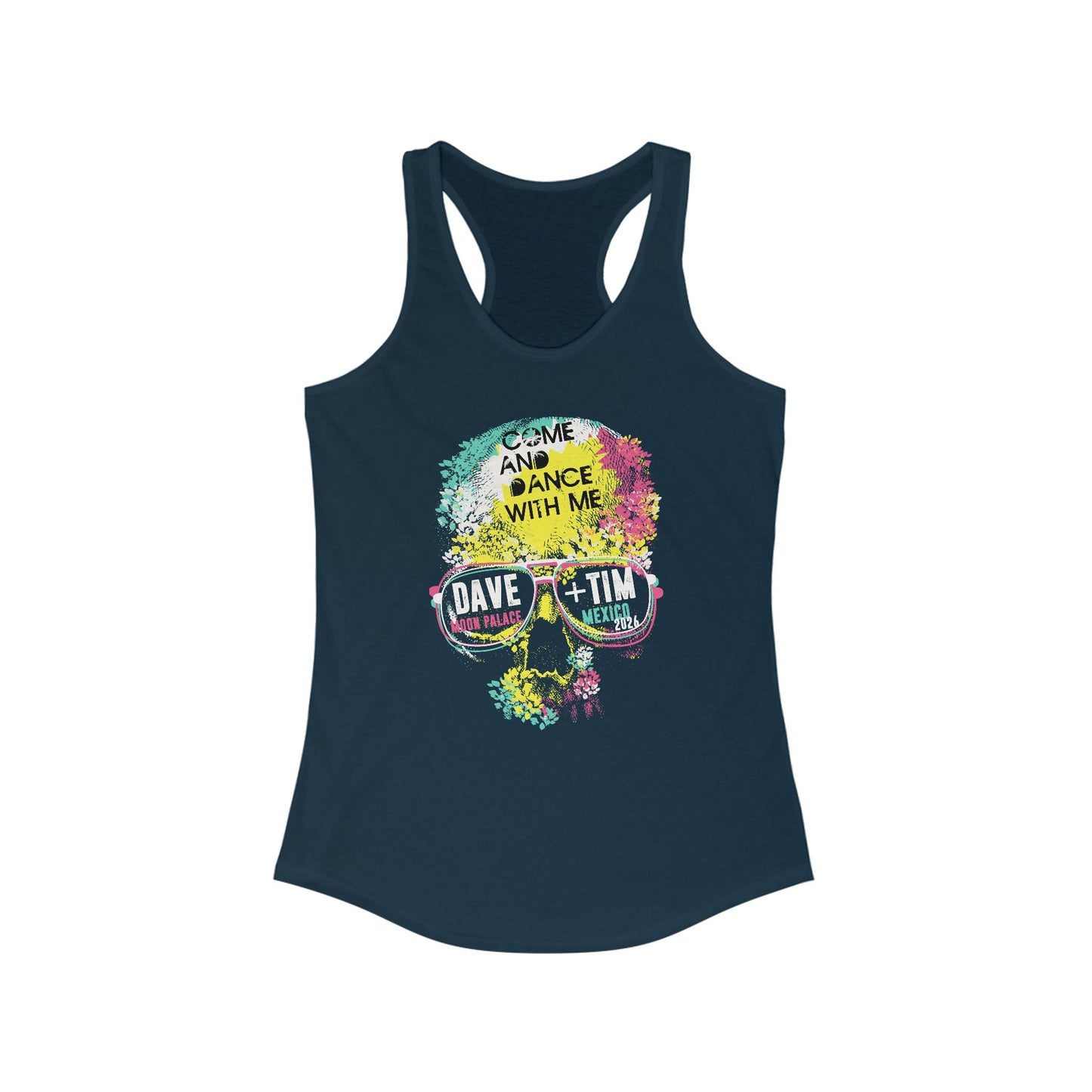 Floral Skull Mexico 2026 Woman's Tank *With Set List