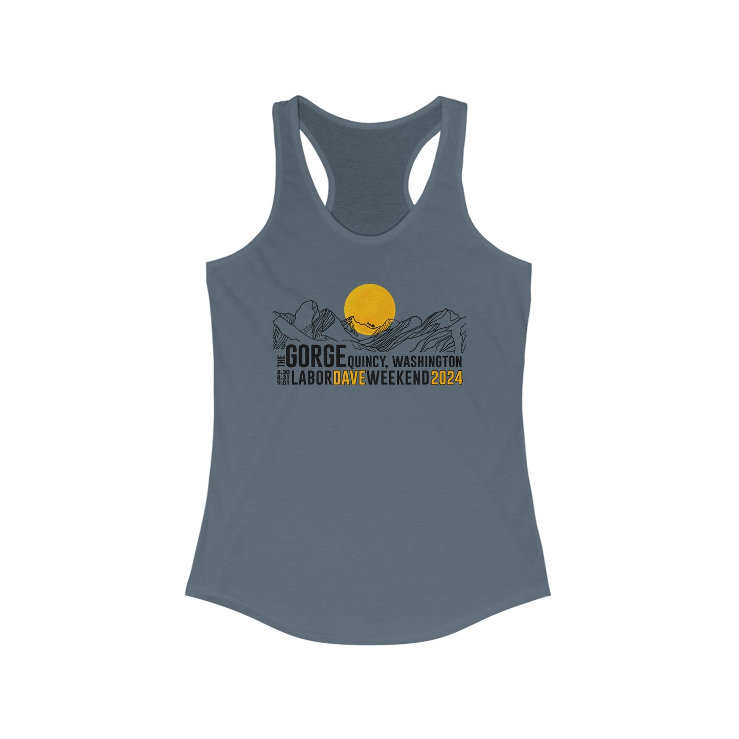 The Gorge Line Art 2024 Tank Top W/set list