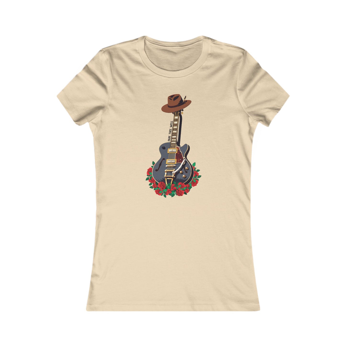 Bobby Guitar & Hat Tribute Woman's Cut Tee