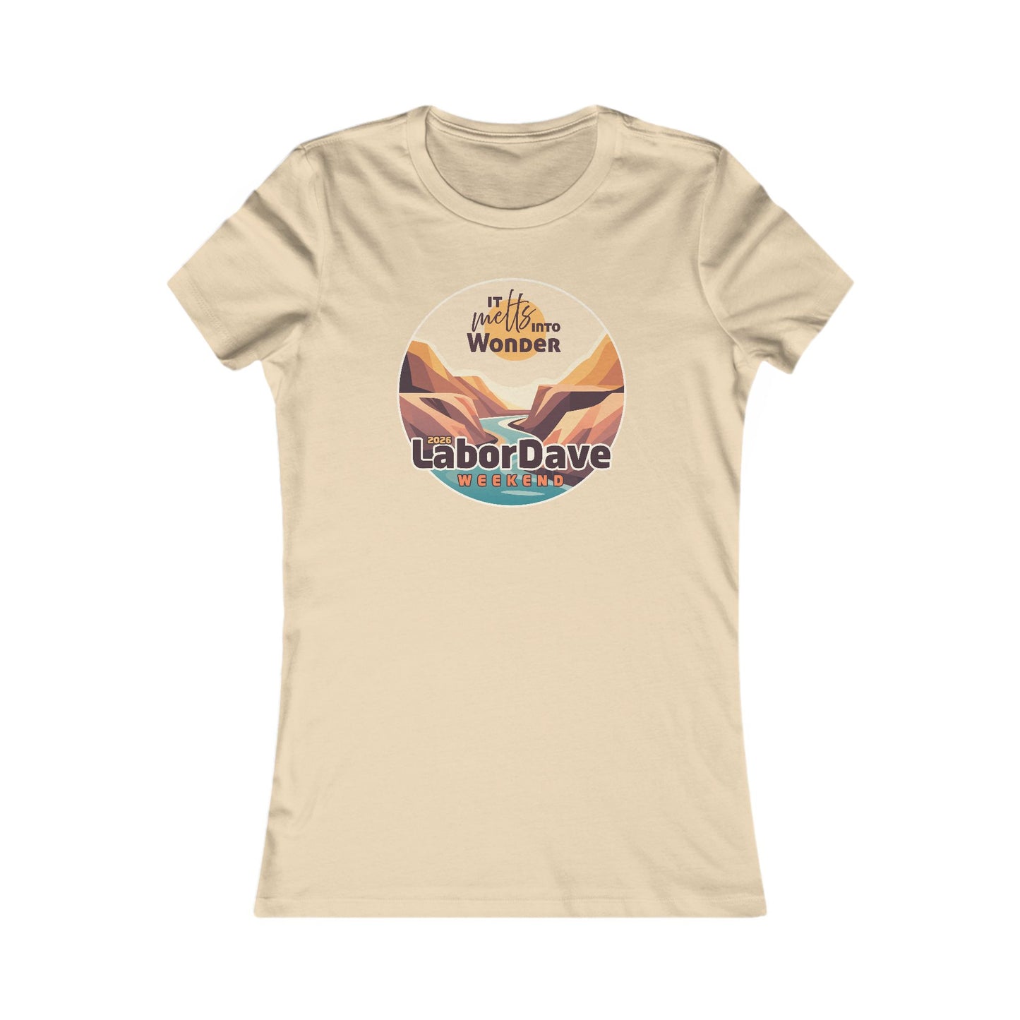 Melts into Wonder Gorge 2026 Woman's Cut Tee