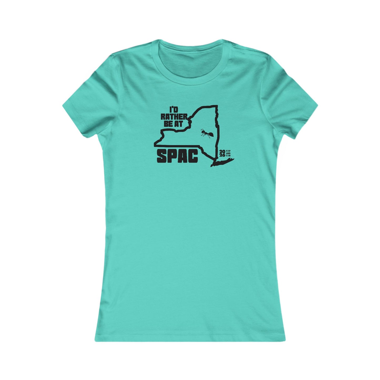 Rather Be At SPAC 2026 ant Woman's Cut Tee