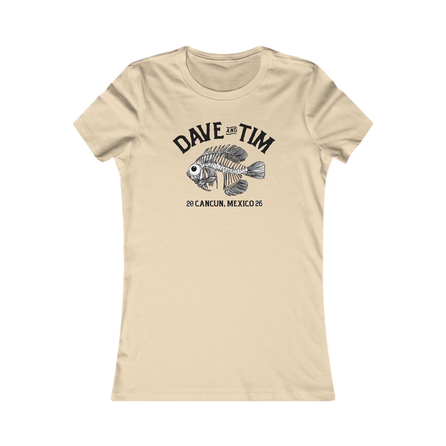 Big Eyed Fish Mexico 2026 Woman's Cut Tee *With Set List
