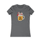 Eat Drink Santa Woman's Cut Tee