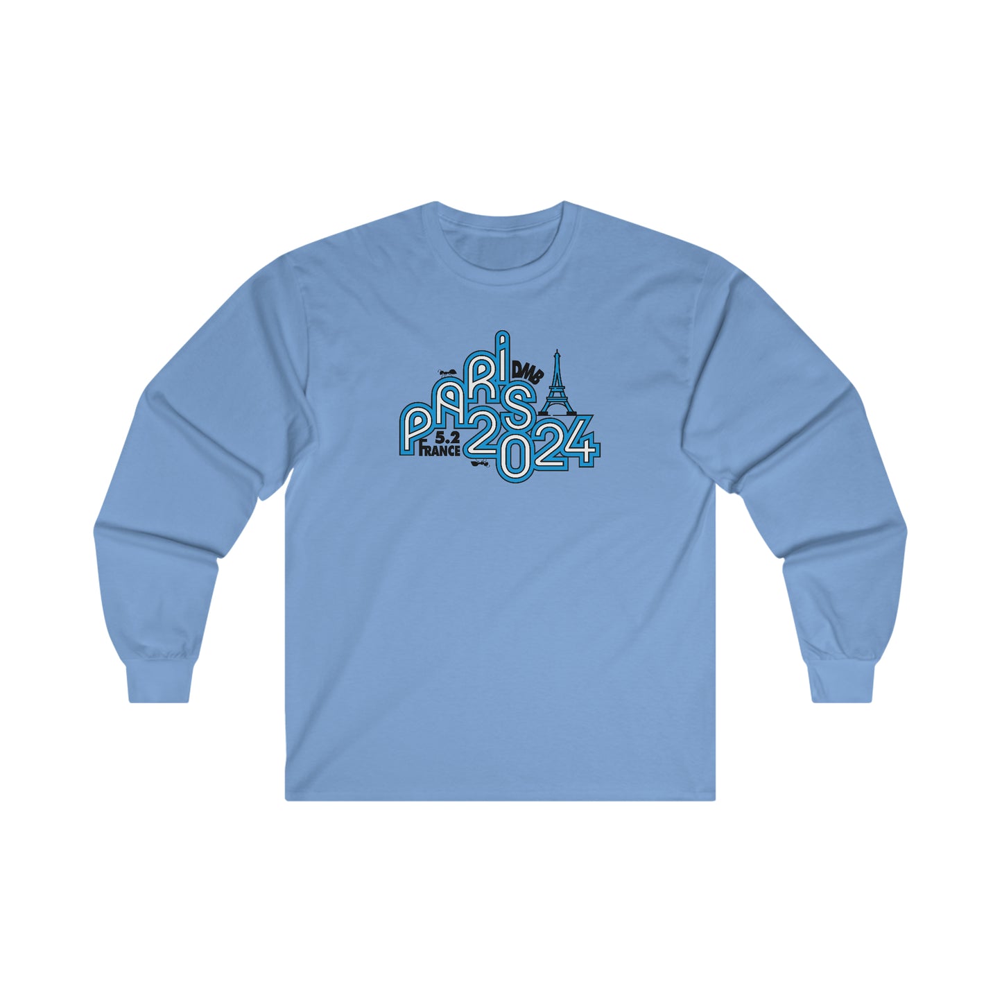 Paris France Europe 2024 Long Sleeve Tee *With Setlist