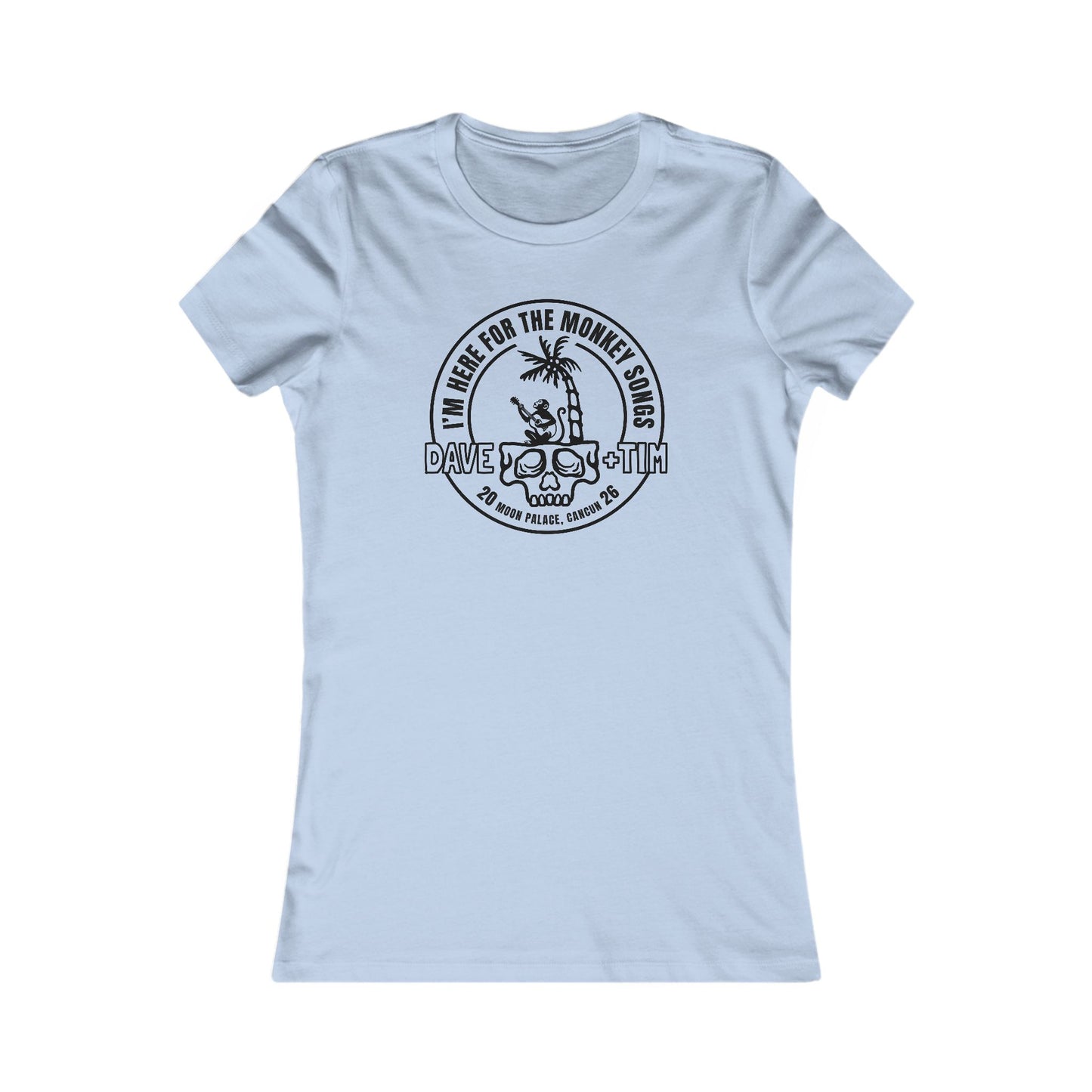 Monkey Songs Mexico 2026 Woman's Cut Tee *With Set List
