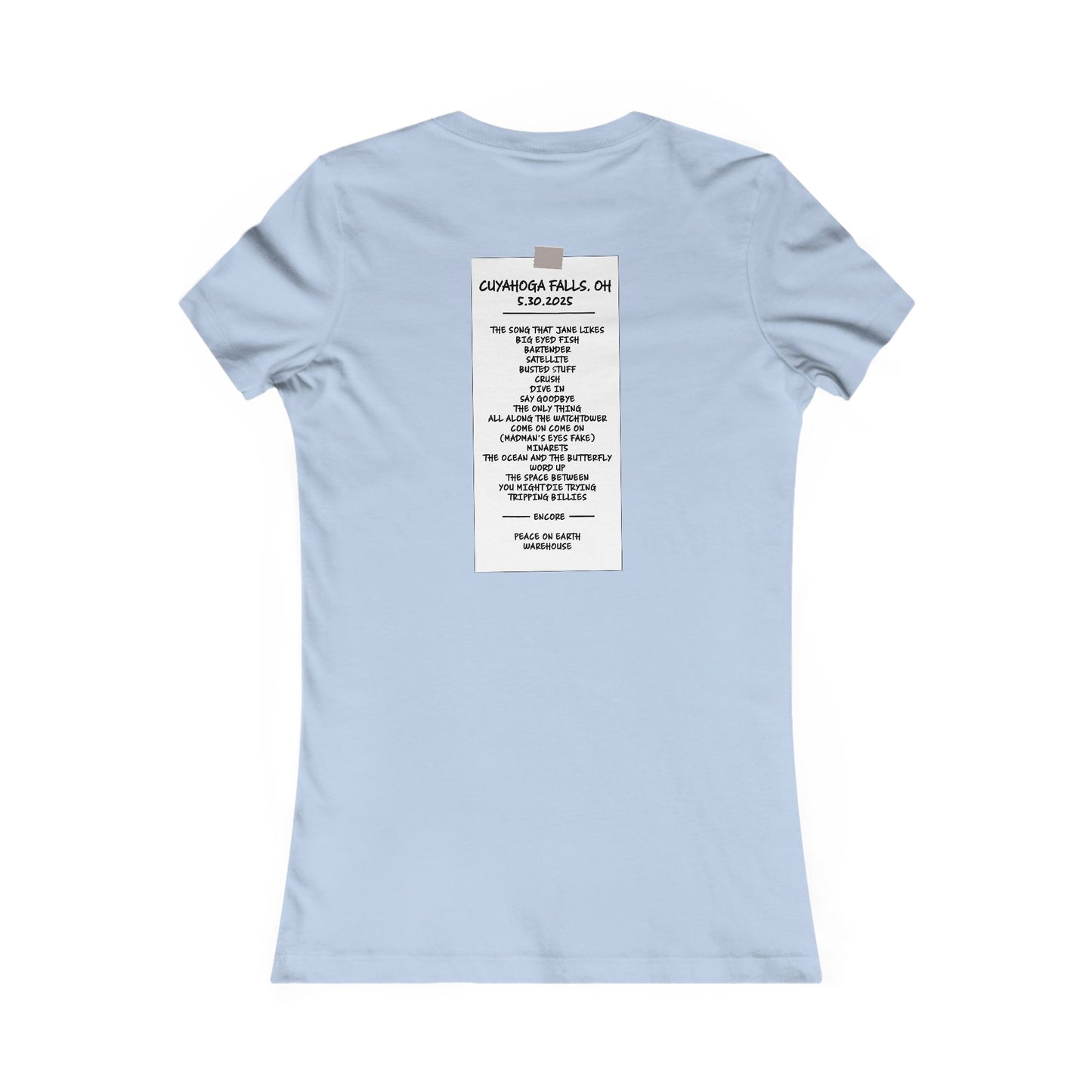 Cuyahoga Falls OHIO 2025 Woman's Cut *With Setlist