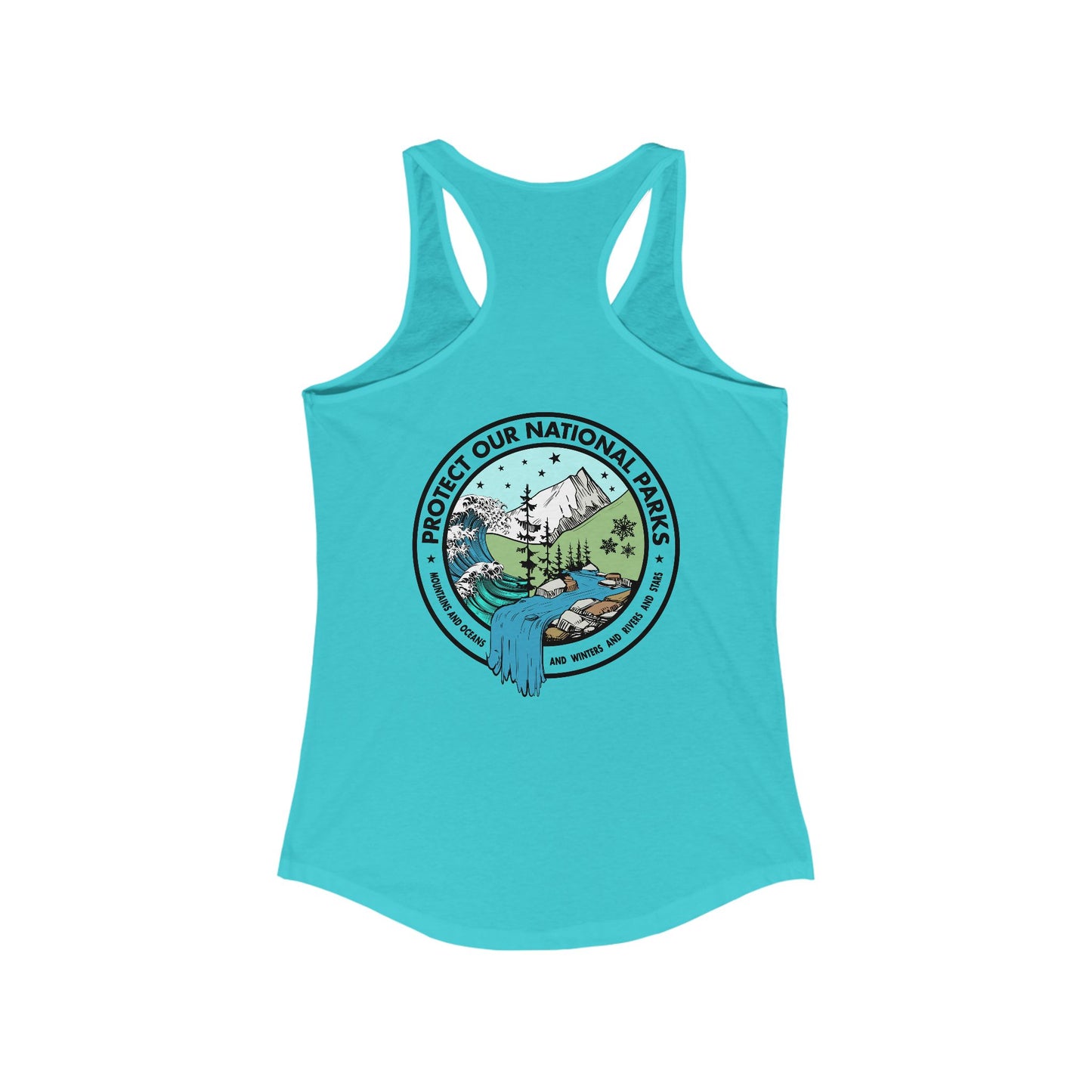Protect Our National Parks - Funny *With Back Print Woman's Tank