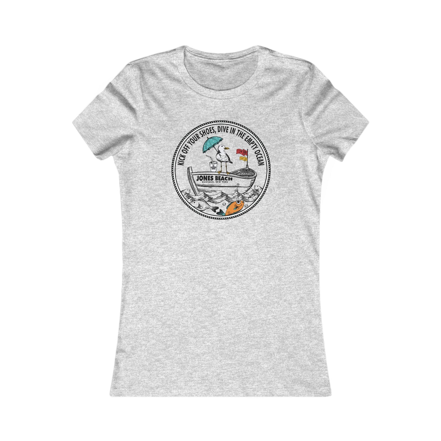 Jones Beach 2026 Woman's Cut Tee RAIN DATE *With Setlist