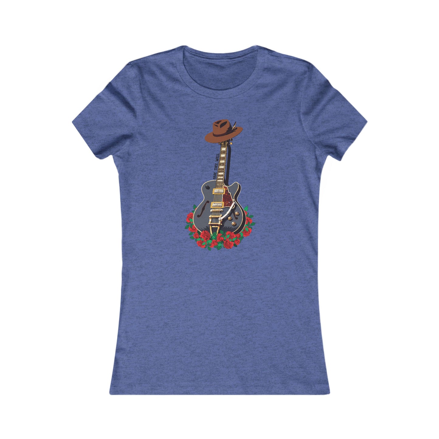 Bobby Guitar & Hat Tribute Woman's Cut Tee
