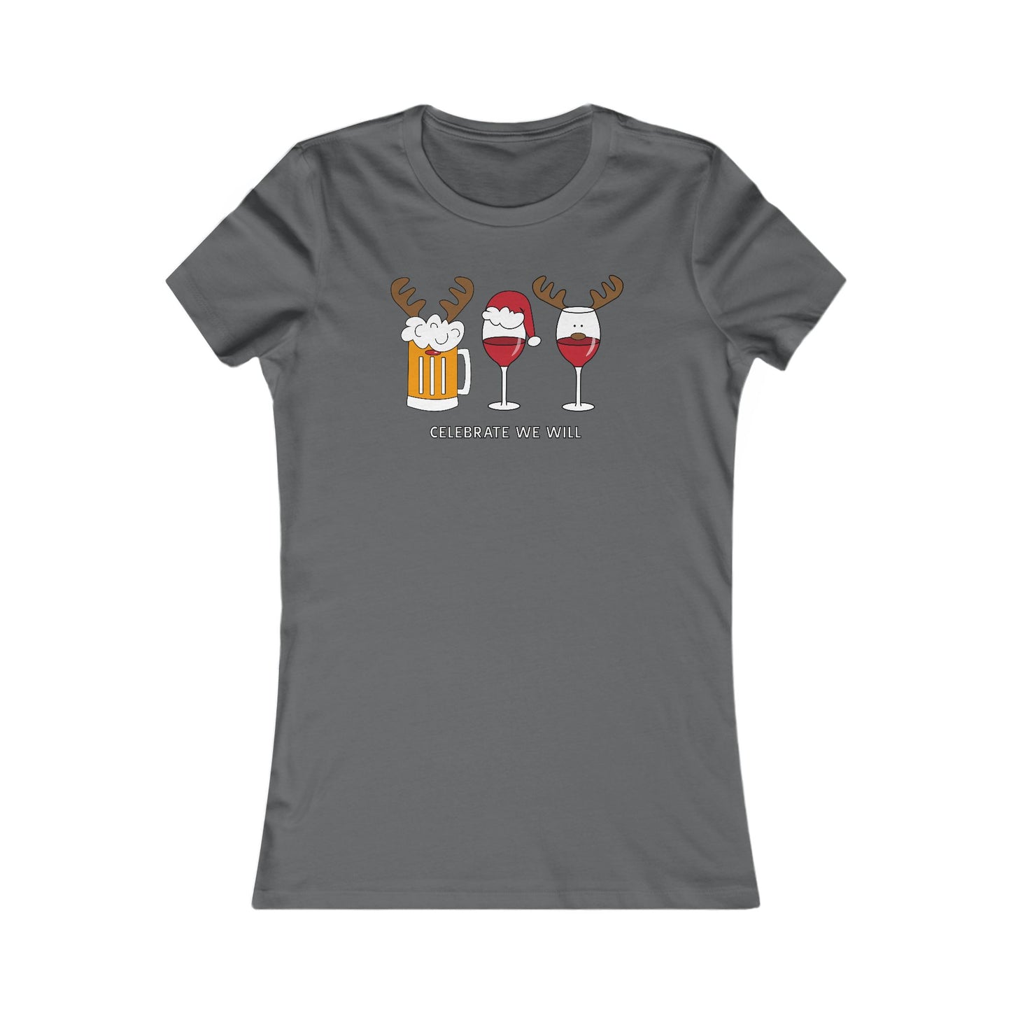 Celebrate With A Glass Woman's Cut Tee