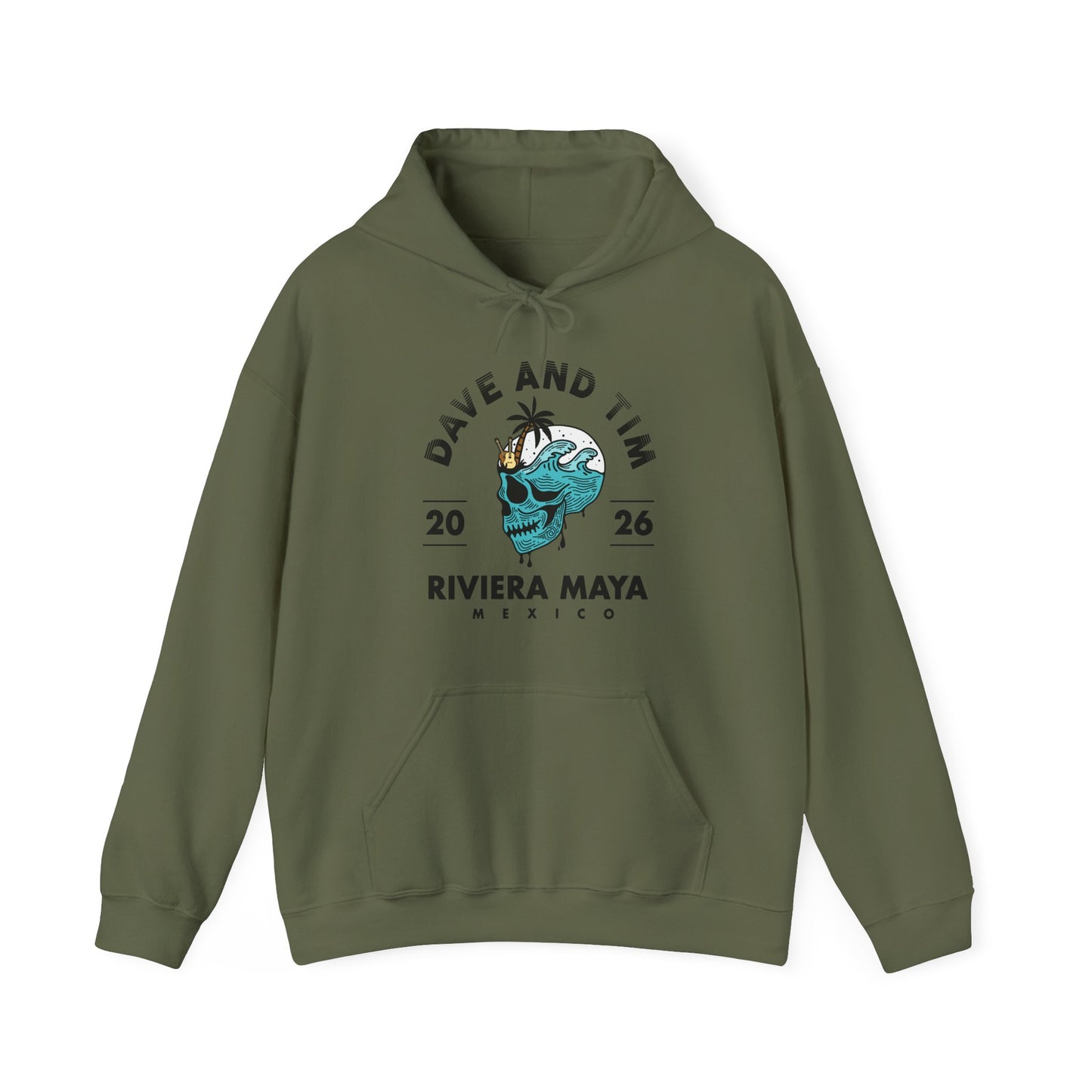 D&T Skull Palm Trees 2026 Hoodies *With Set List