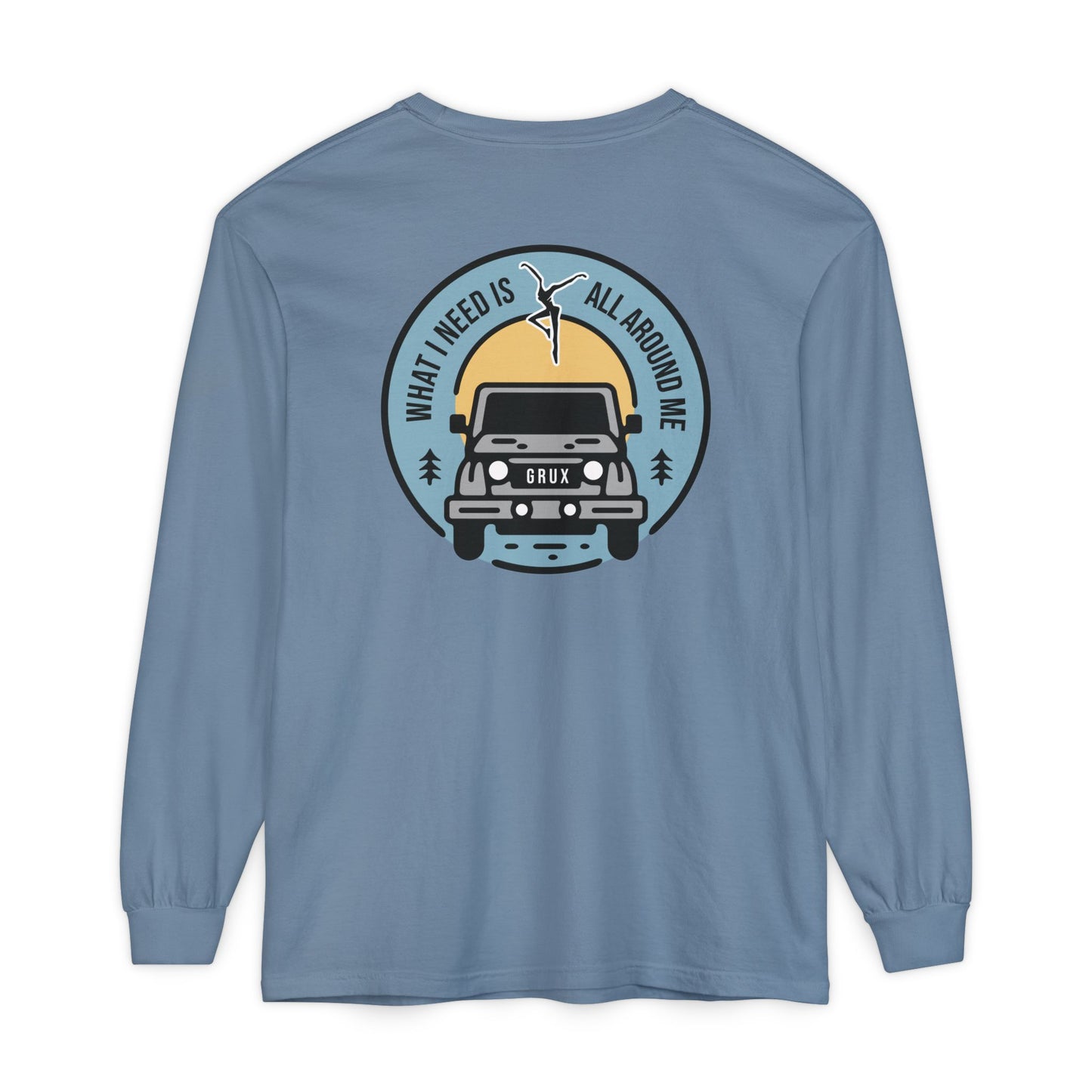 Jimi Jeep *With Back Print Long Sleeve T