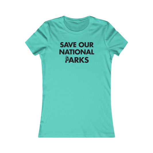 Save Our National Parks DEAD *front & back Women's Cut Tee