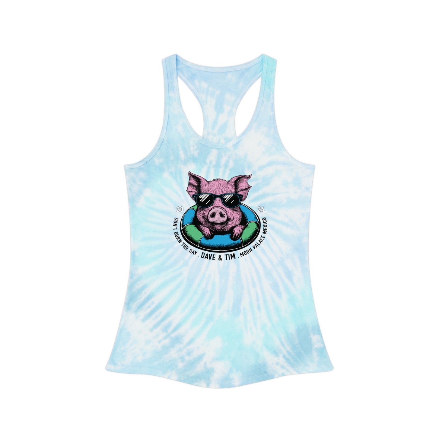 Pig Mexico 2024 Tie Dye Woman's Tank Top *WITH SETLIST