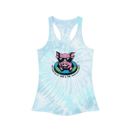 Pig Mexico 2024 Tie Dye Woman's Tank Top *WITH SETLIST